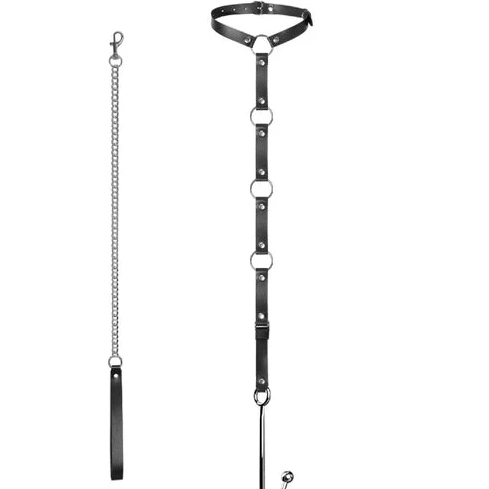 EverydayUse Kinky Anal Collar and 5853 Hook Leash with 0613